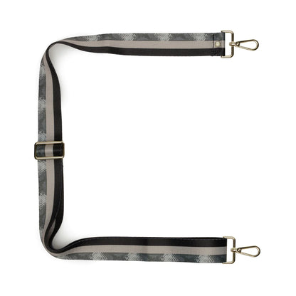 Crossbody Strap Black Python