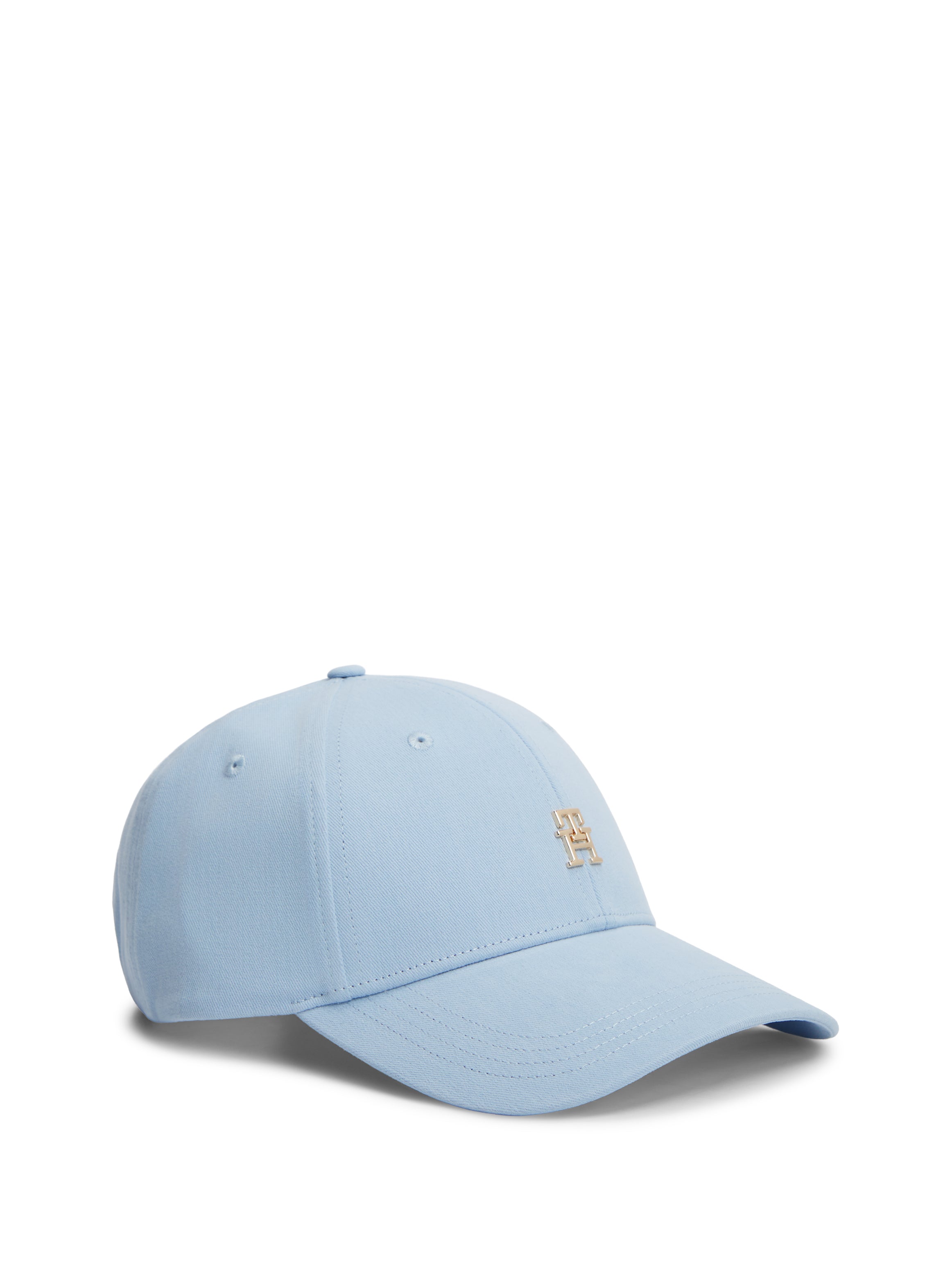 Chic TH Monogram Twill Blue Baseball Cap