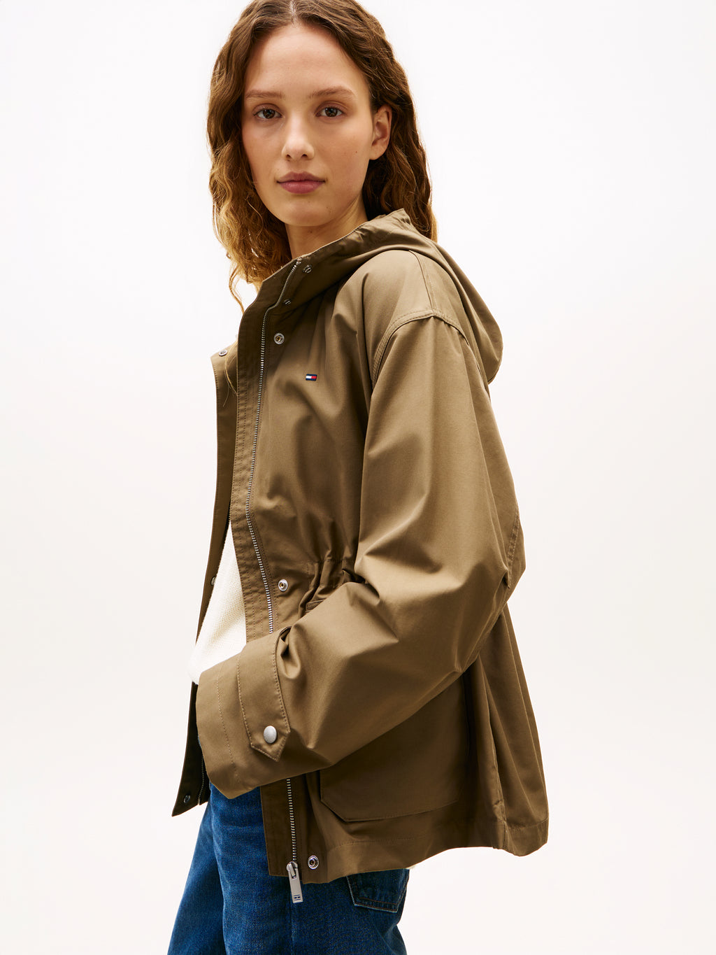 The Khaki Nylon Utility Jacket