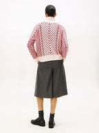 Pure Wool Cable Knit Relaxed Jumper