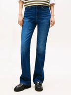 Faded Mid Rise Bootcut Jeans
