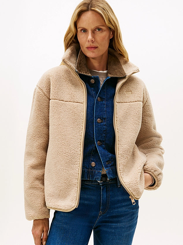 The Teddy Funnel Neck Jacket