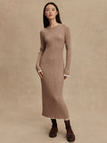 The Axel Rib Knit Midi Dress