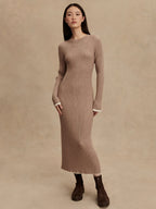 The Axel Rib Knit Midi Dress
