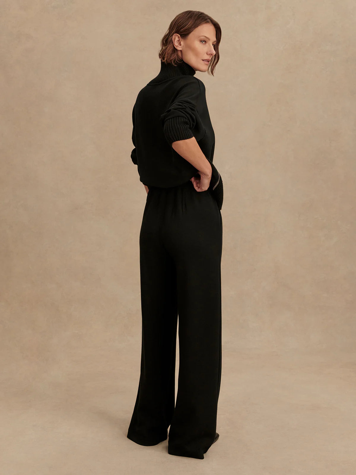 The Extra Wide Leg Black Pant 29.5"