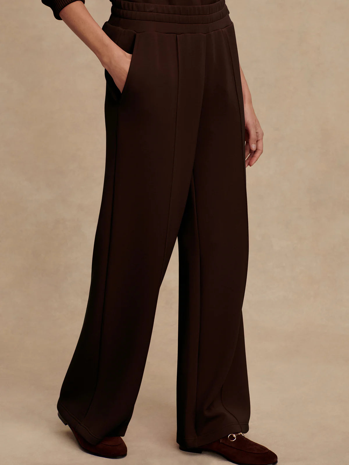The Wide Leg Coffee Bean Pant 28"