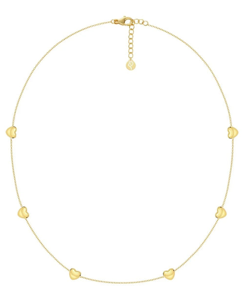 Barley Heart Necklace - Gold