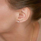 Crown Studs Large Gold