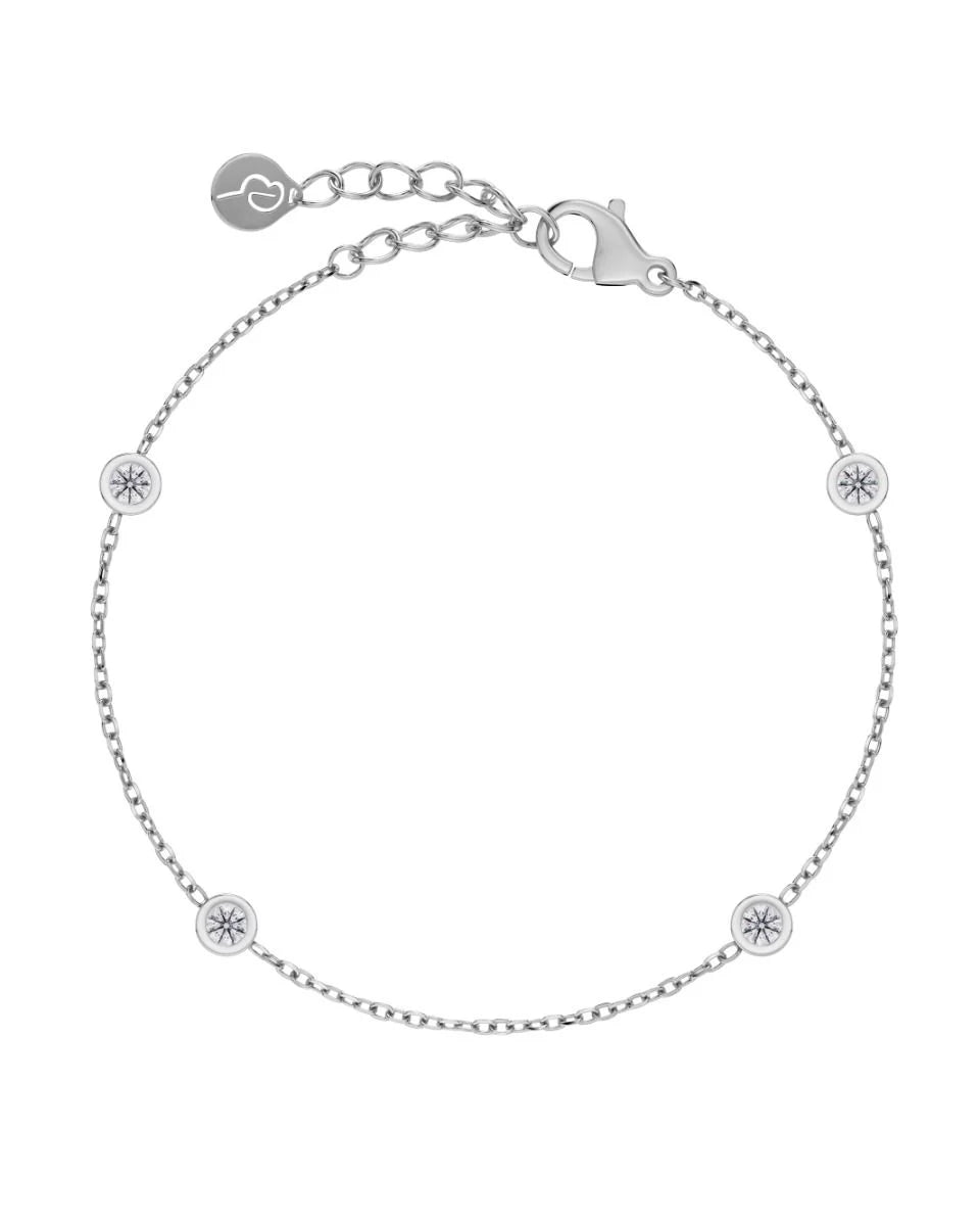 Stella Mini Multi Stud Bracelet - Steel