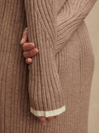 The Axel Rib Knit Midi Dress
