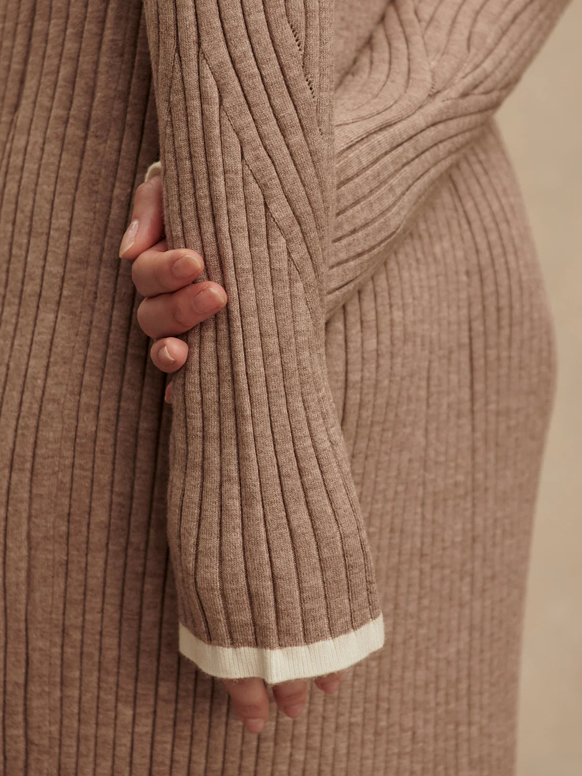 The Axel Rib Knit Midi Dress