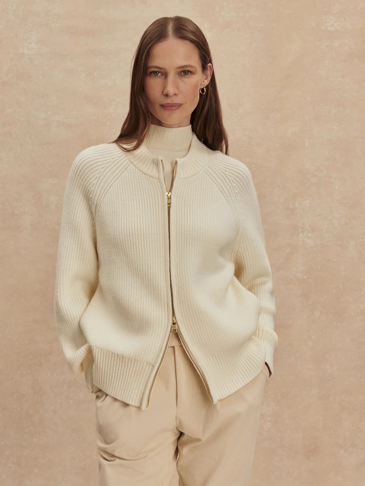 The Milo Zip-Through Knit Jacket