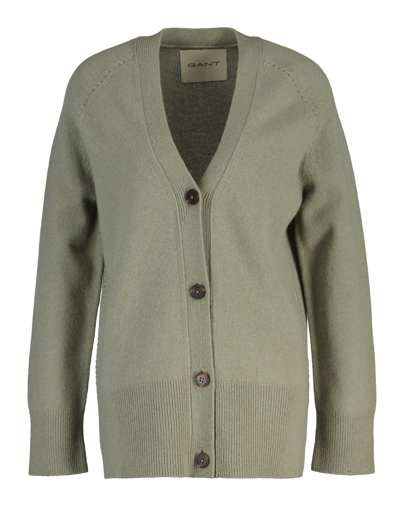 Wool Cashmere Blend Cardigan