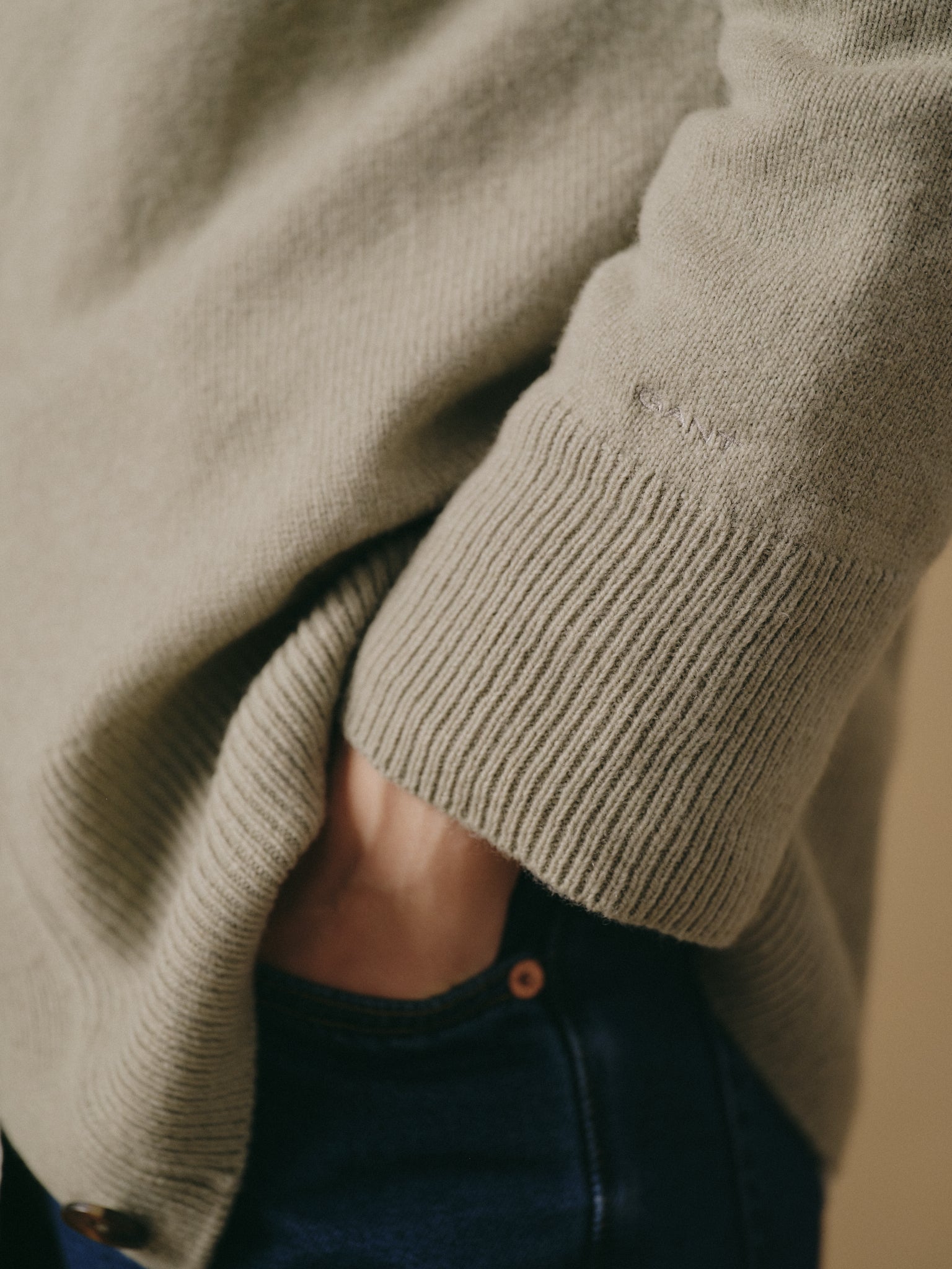 Wool Cashmere Blend Cardigan