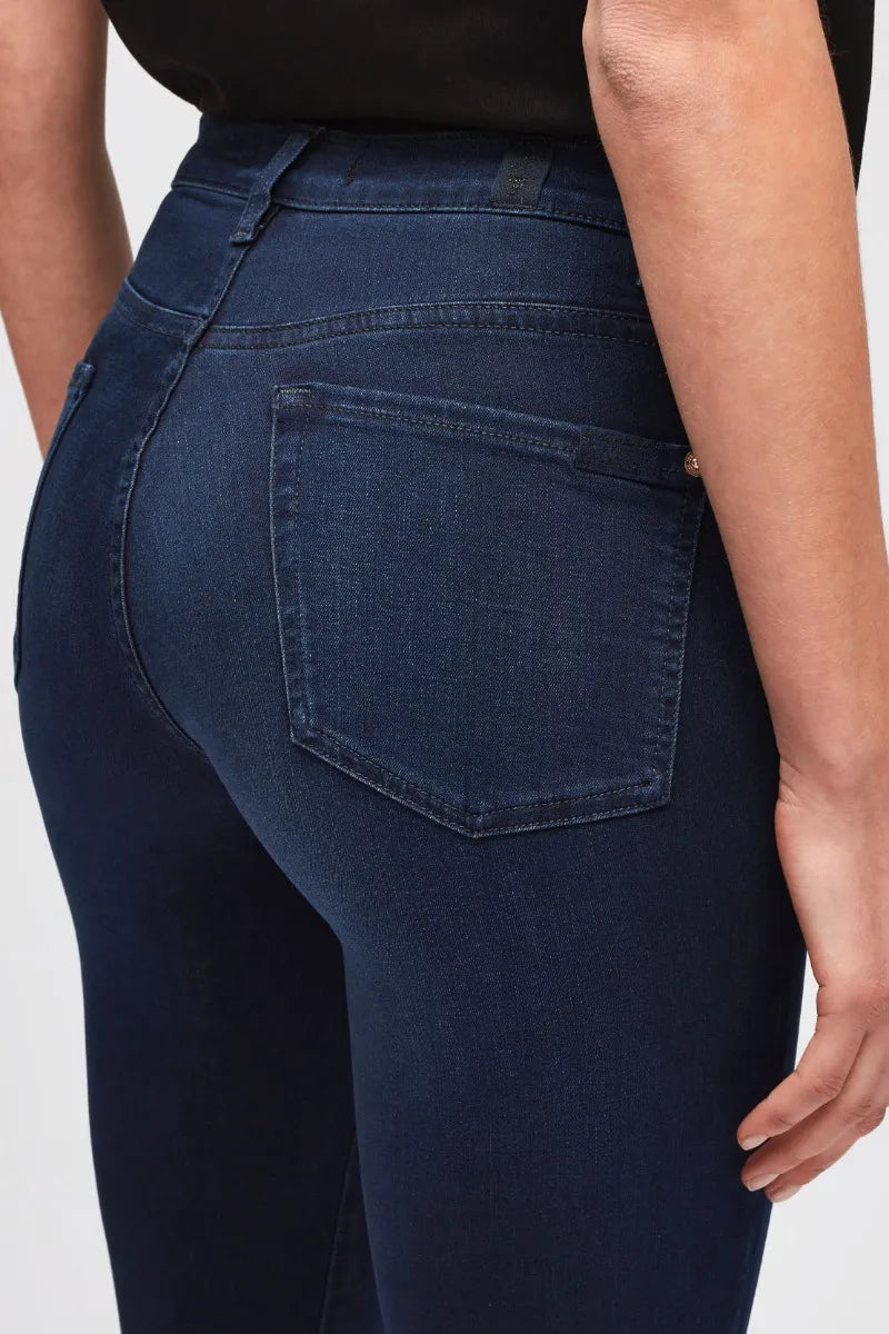 The High Waist Slim Illusion Luxe Rich Indigo Jeans