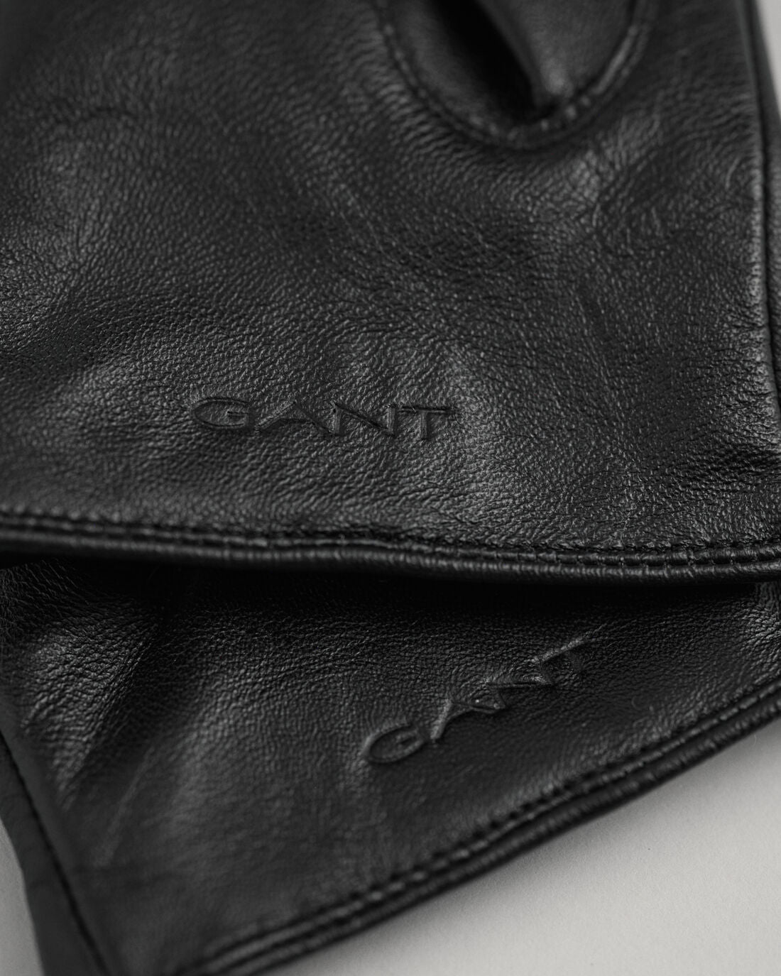 GANT Black Leather Gloves