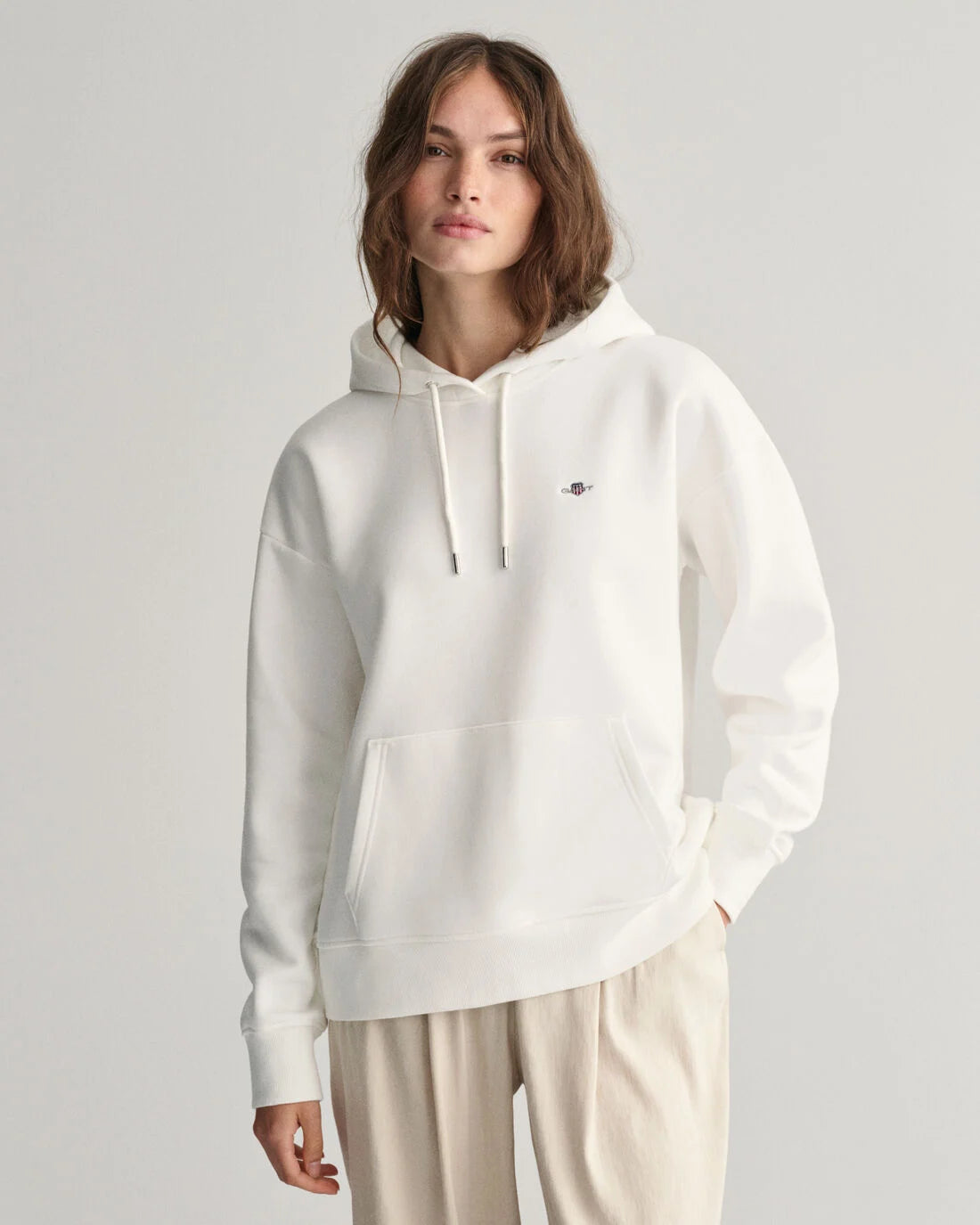 Eggshell Shield Hoodie