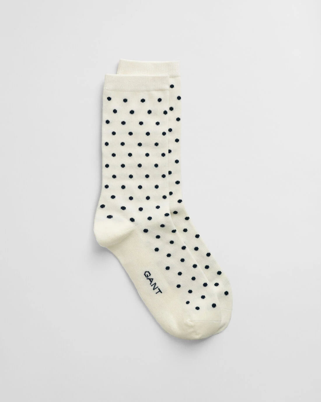 Dot Print Socks - White