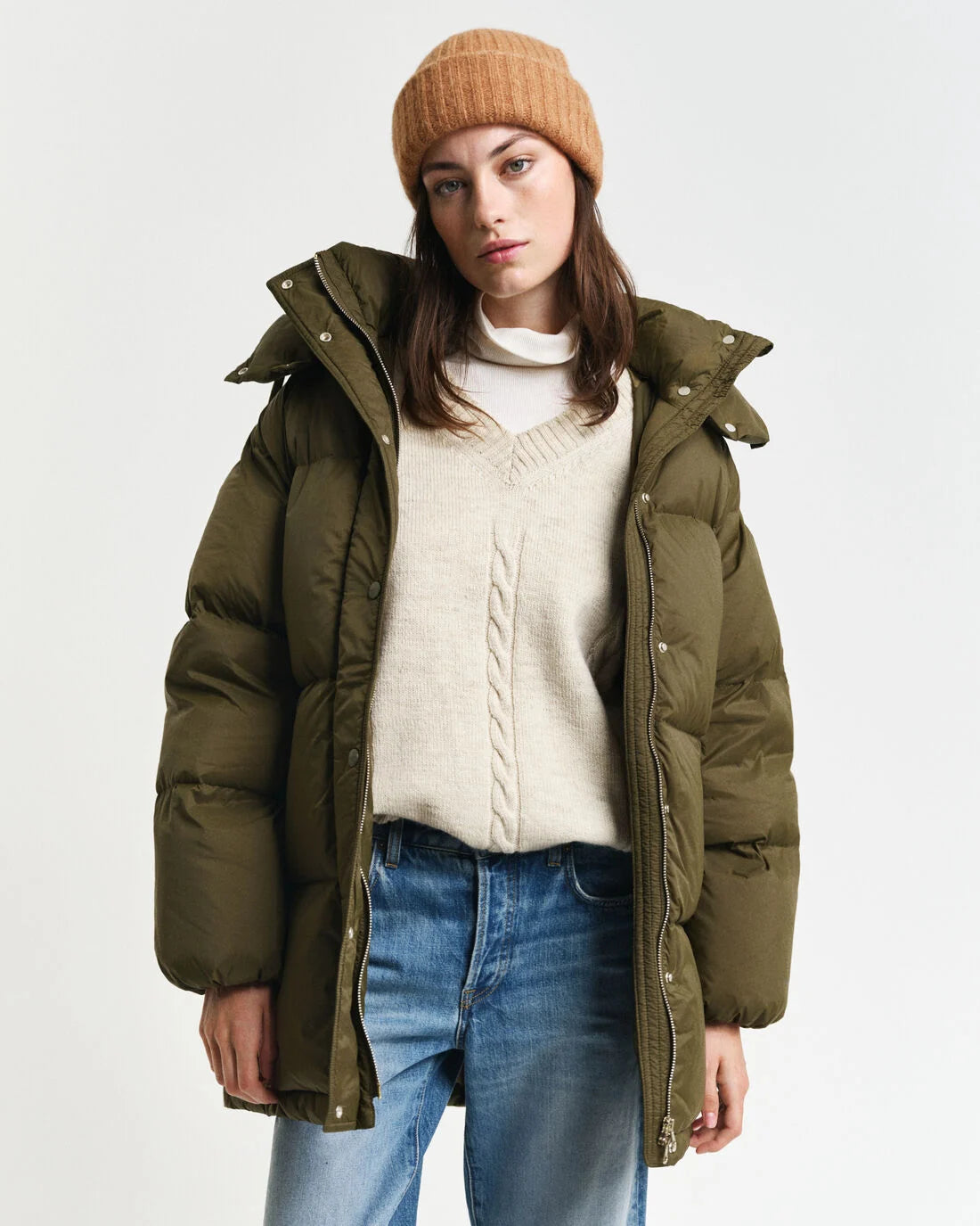 Mid Length Down Jacket