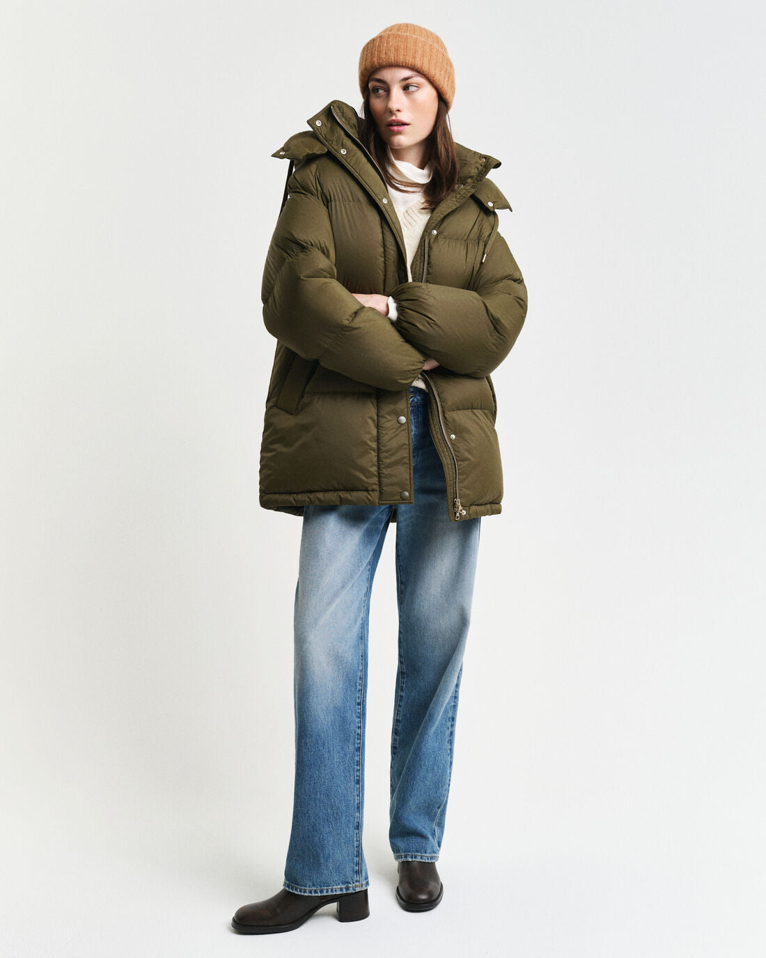 Mid Length Down Jacket