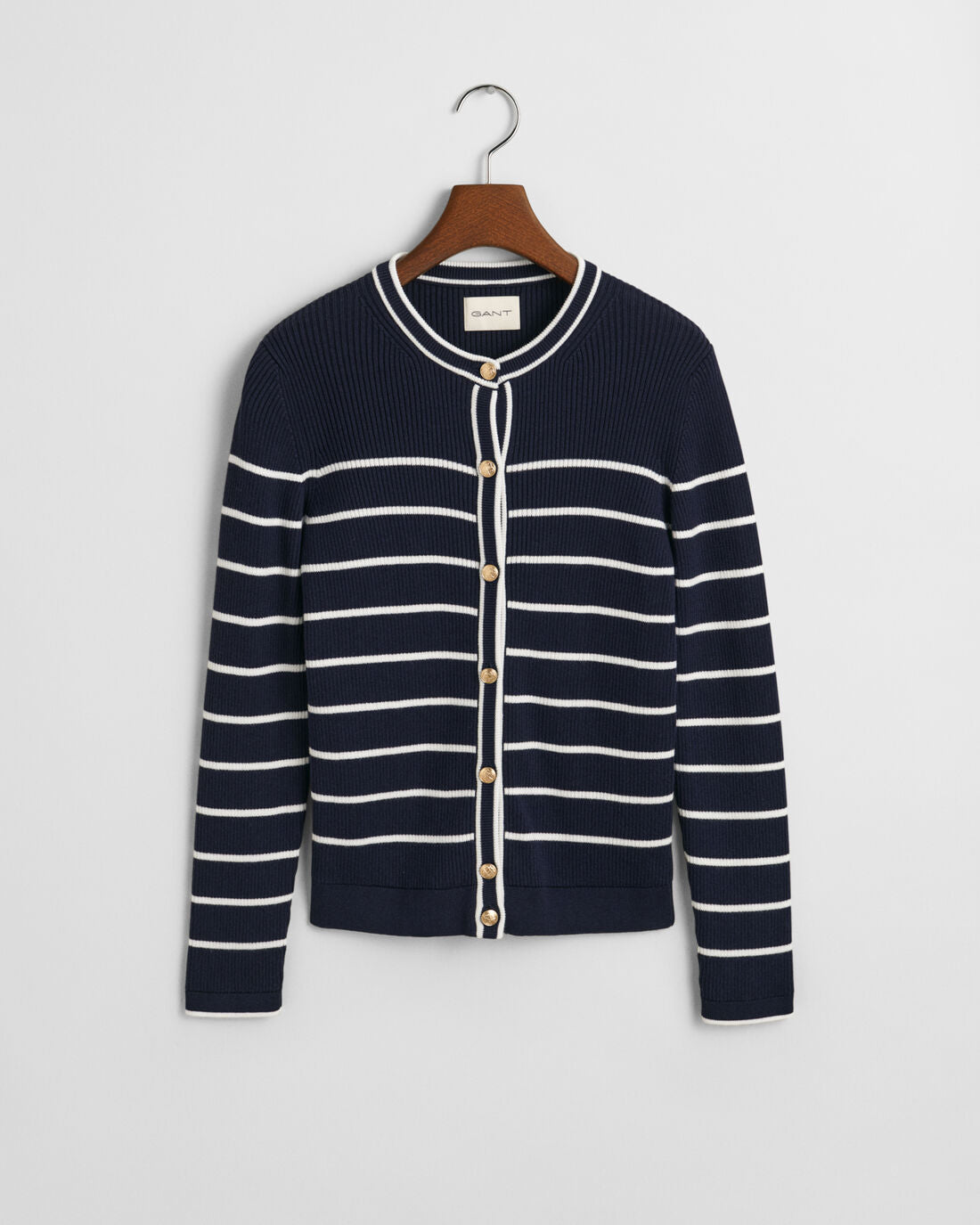 Ribbed Breton Cardigan