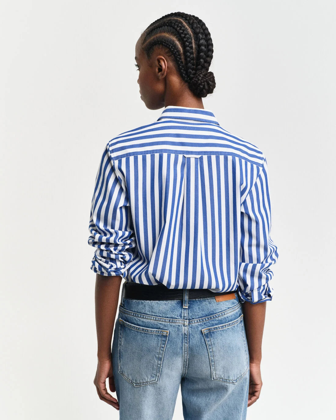 Regular Fit Wide Striped Poplin Shirt