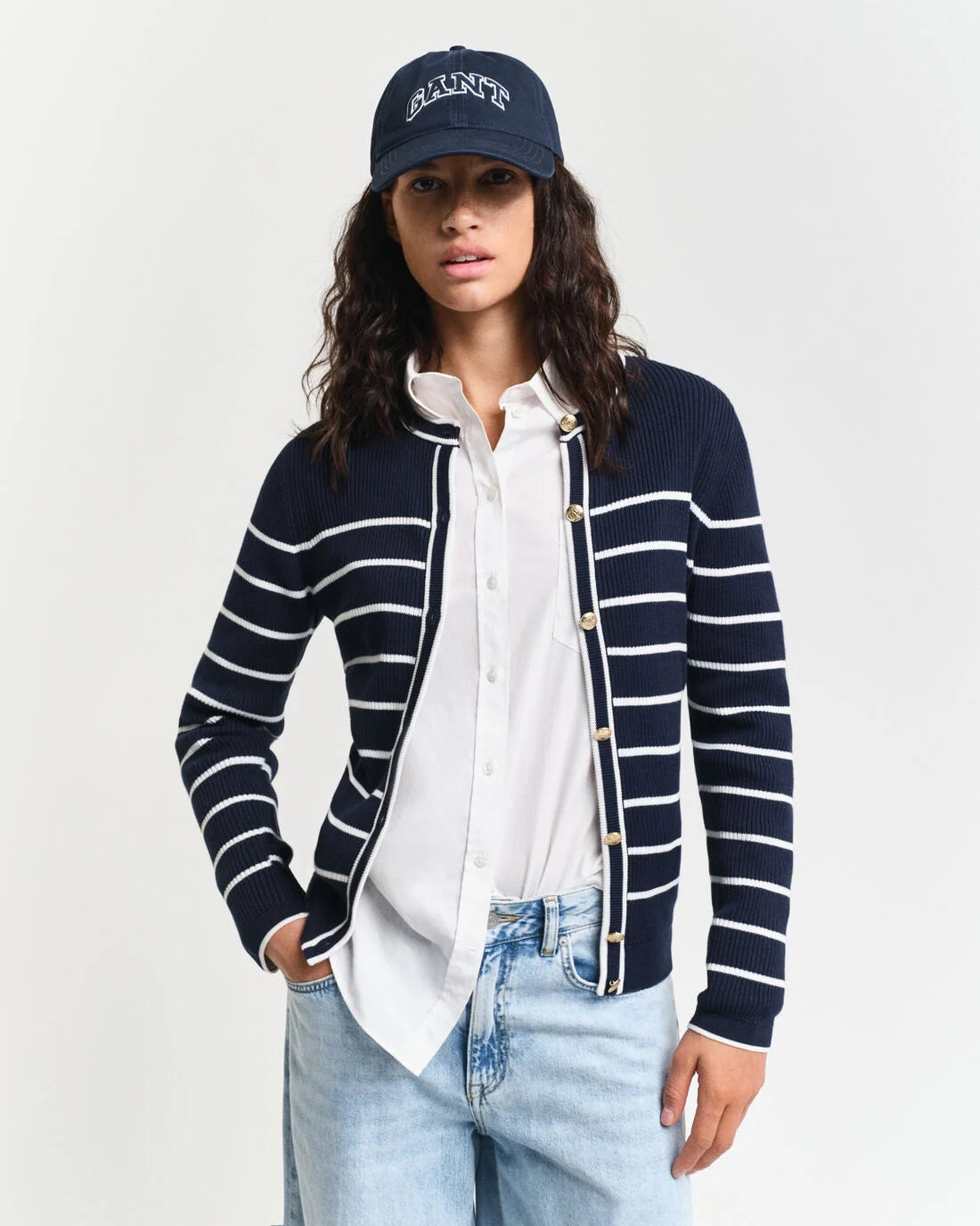 Ribbed Breton Cardigan