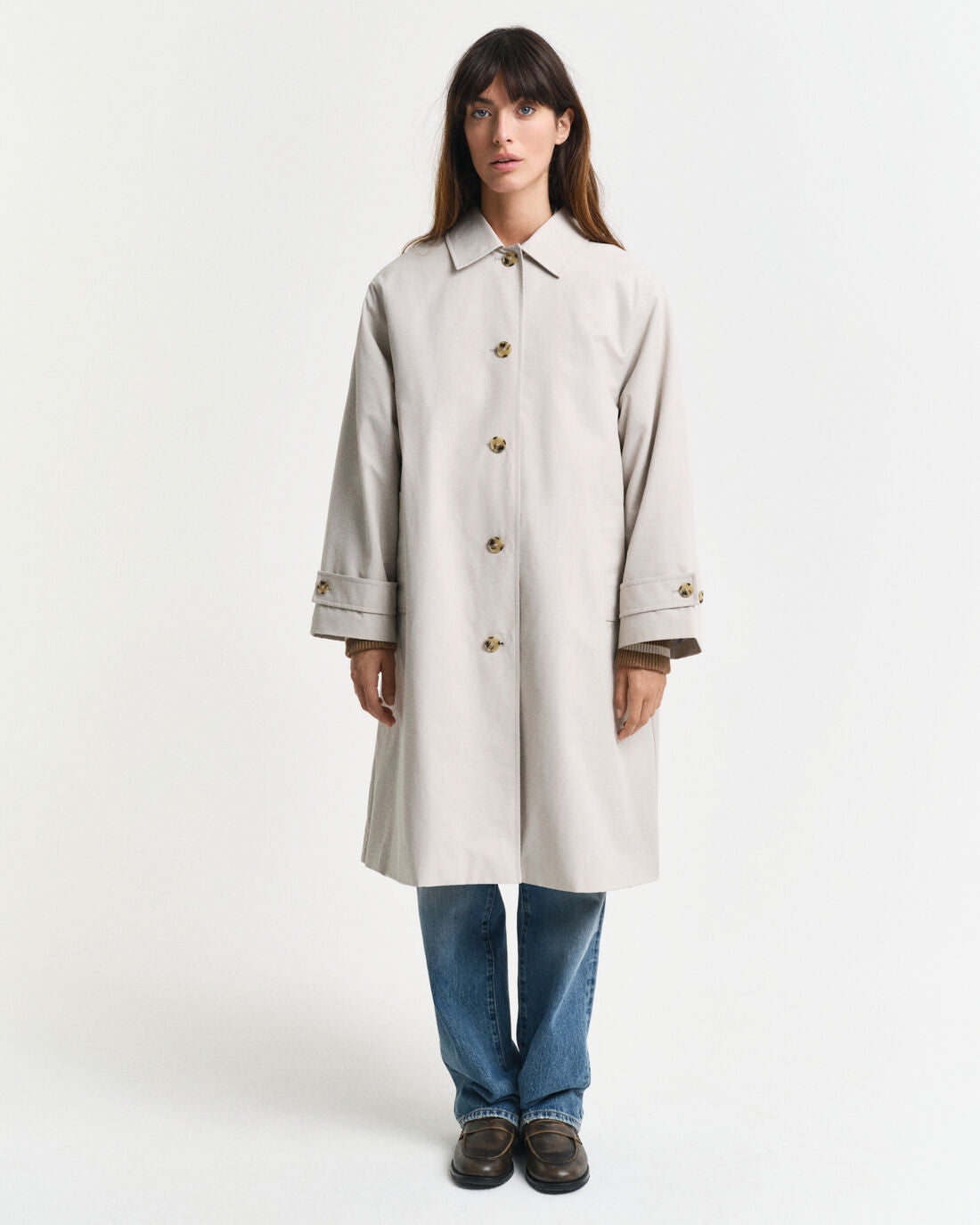 Relaxed Car Coat - Cloudy Grey