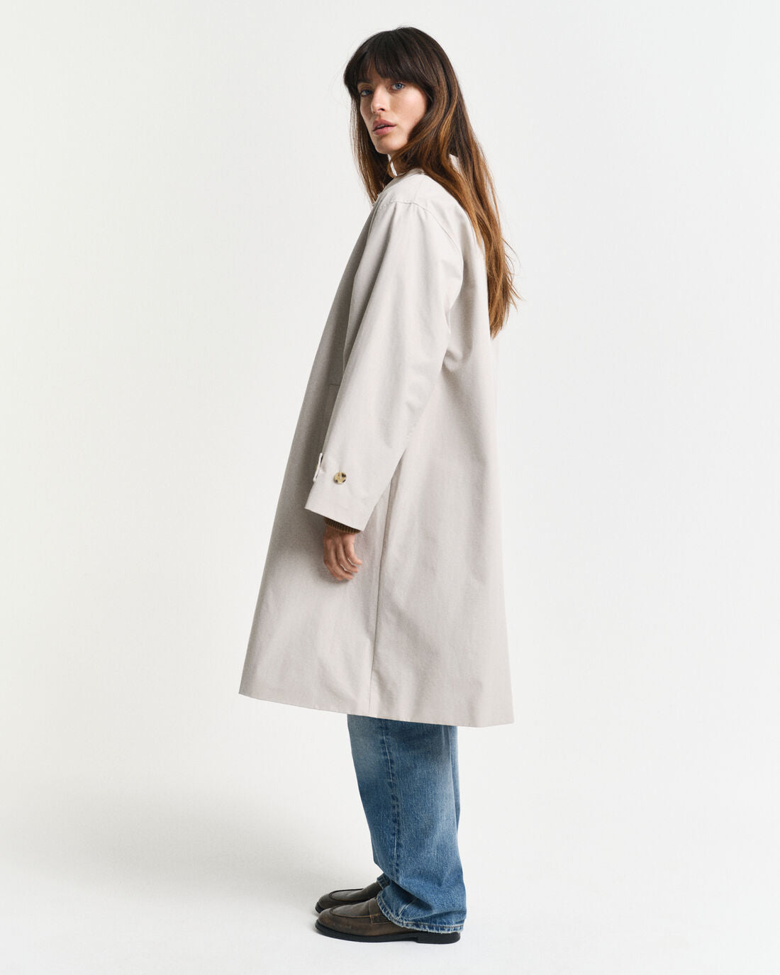 Relaxed Car Coat - Cloudy Grey