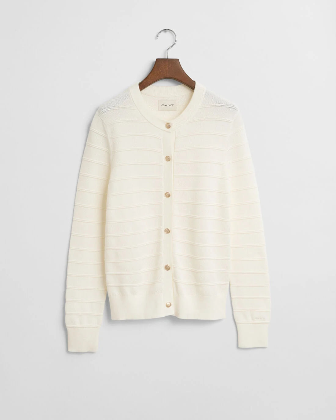 Textured Cotton Cardigan