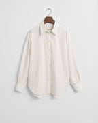 Relaxed Fit Volume Sleeve Stripe Shirt