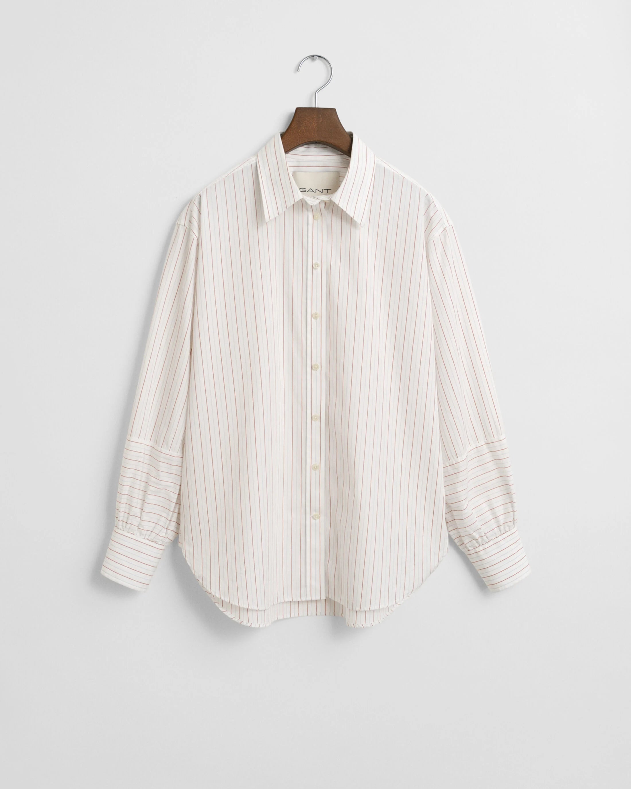 Relaxed Fit Volume Sleeve Stripe Shirt
