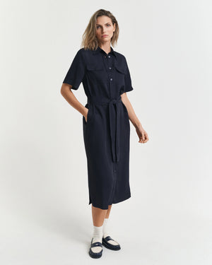 The Utility Viscose Shirt Dress