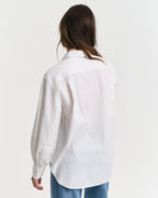 Relaxed Fit Volume Sleeve Stripe Shirt