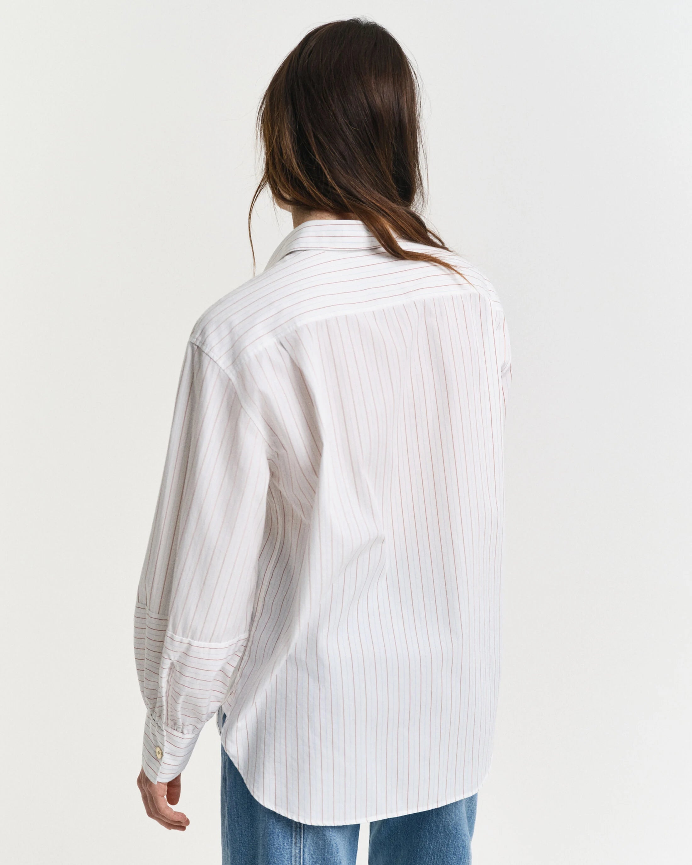 Relaxed Fit Volume Sleeve Stripe Shirt