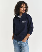Graphic Half-Zip Sweatshirt