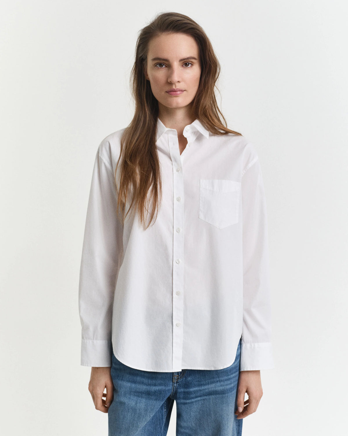 Relaxed Fit Classic Poplin Shirt