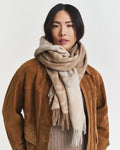 Monogram Camel Wool Scarf