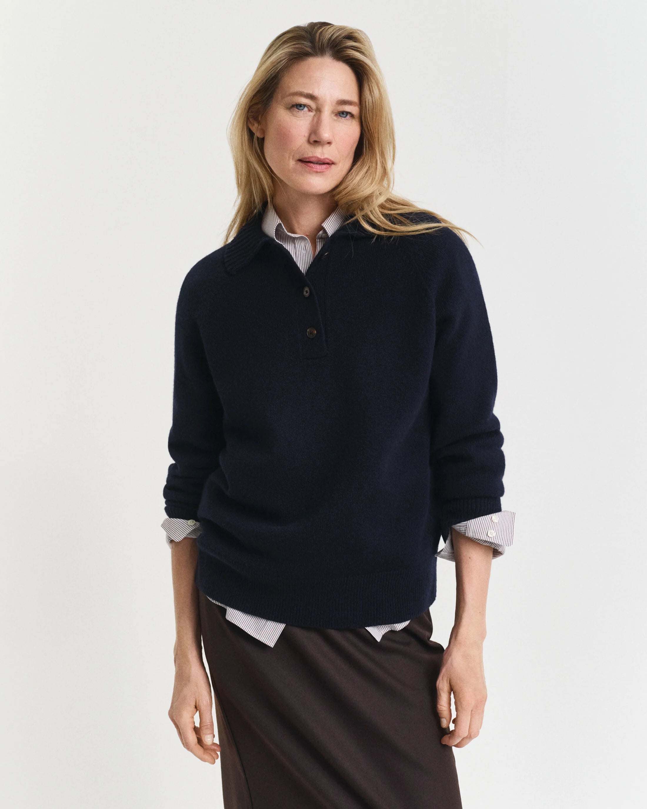 Knitted Wool Cashmere Blend Rugger