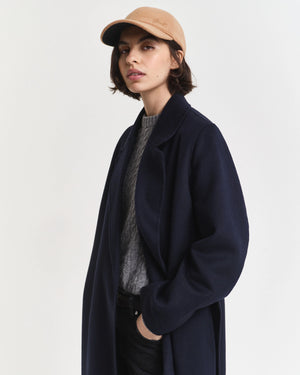 Lustrous Melton Camel Cap