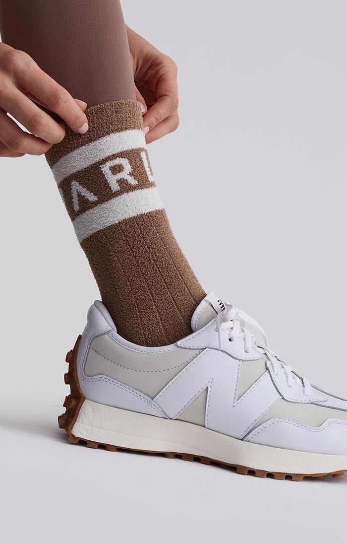 The Spencer Socks in Milk Chocolate