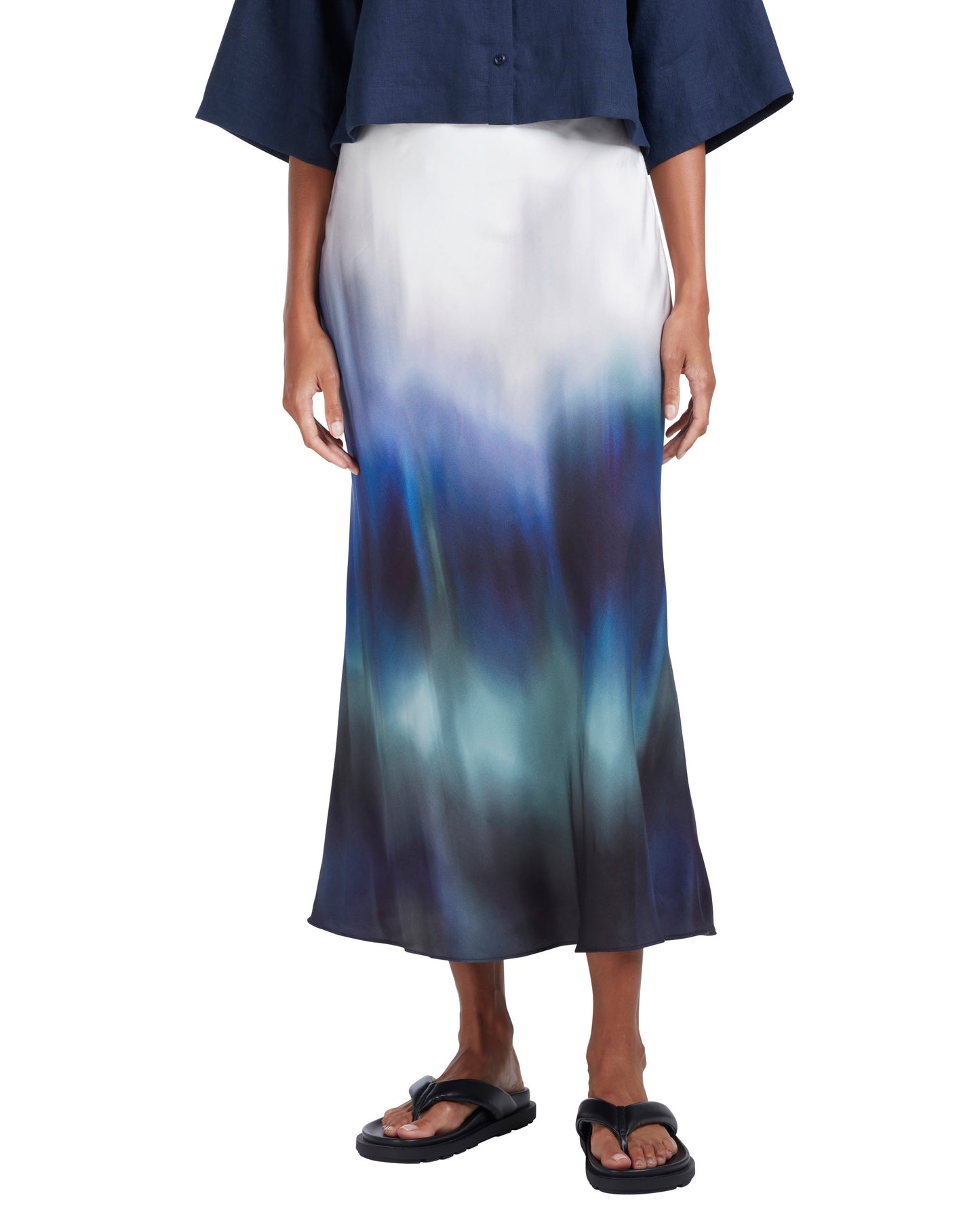 ATSUII - Ombre Midi Skirt