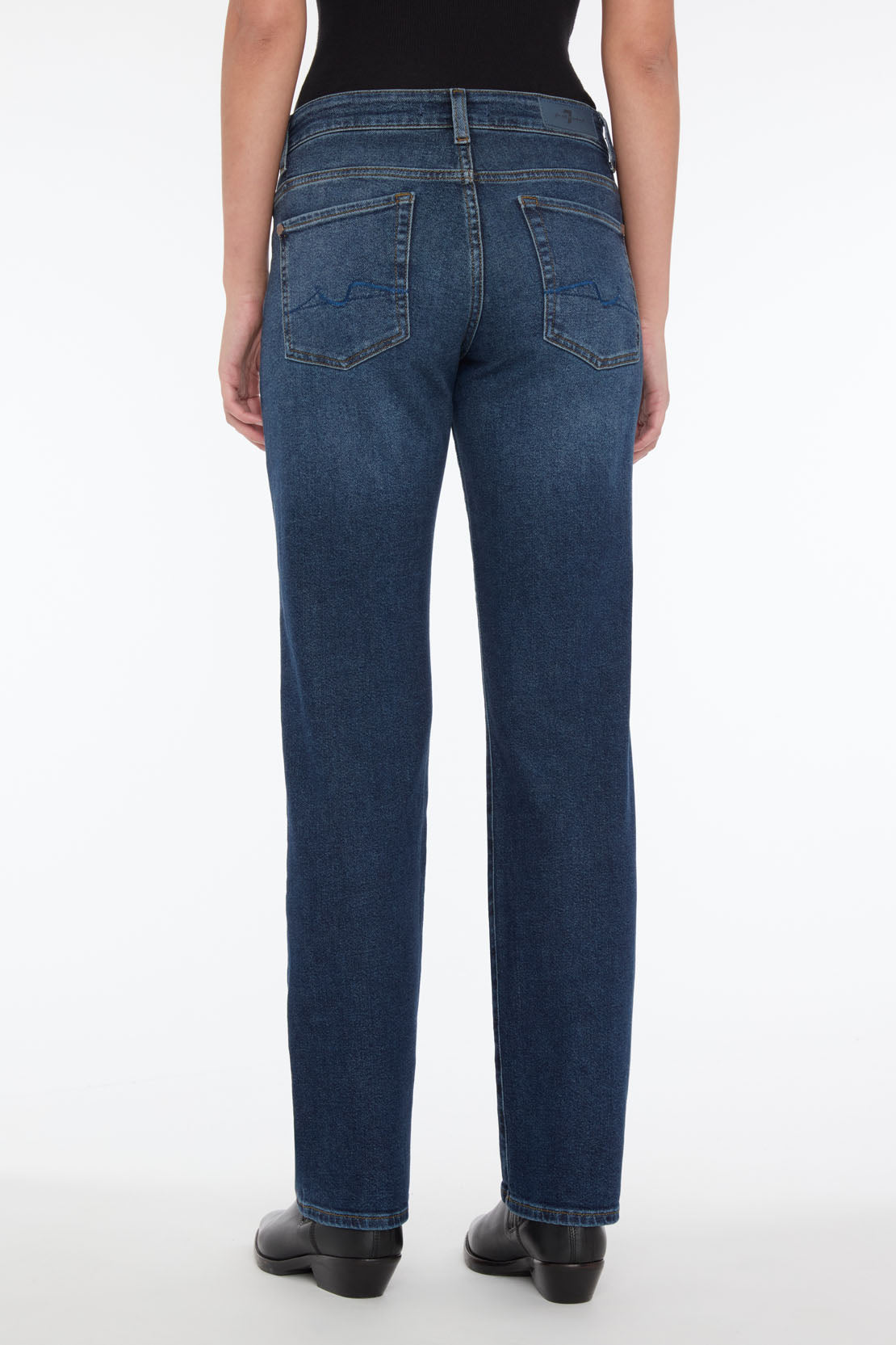 The CALIE Straight Cisco Wash Jeans