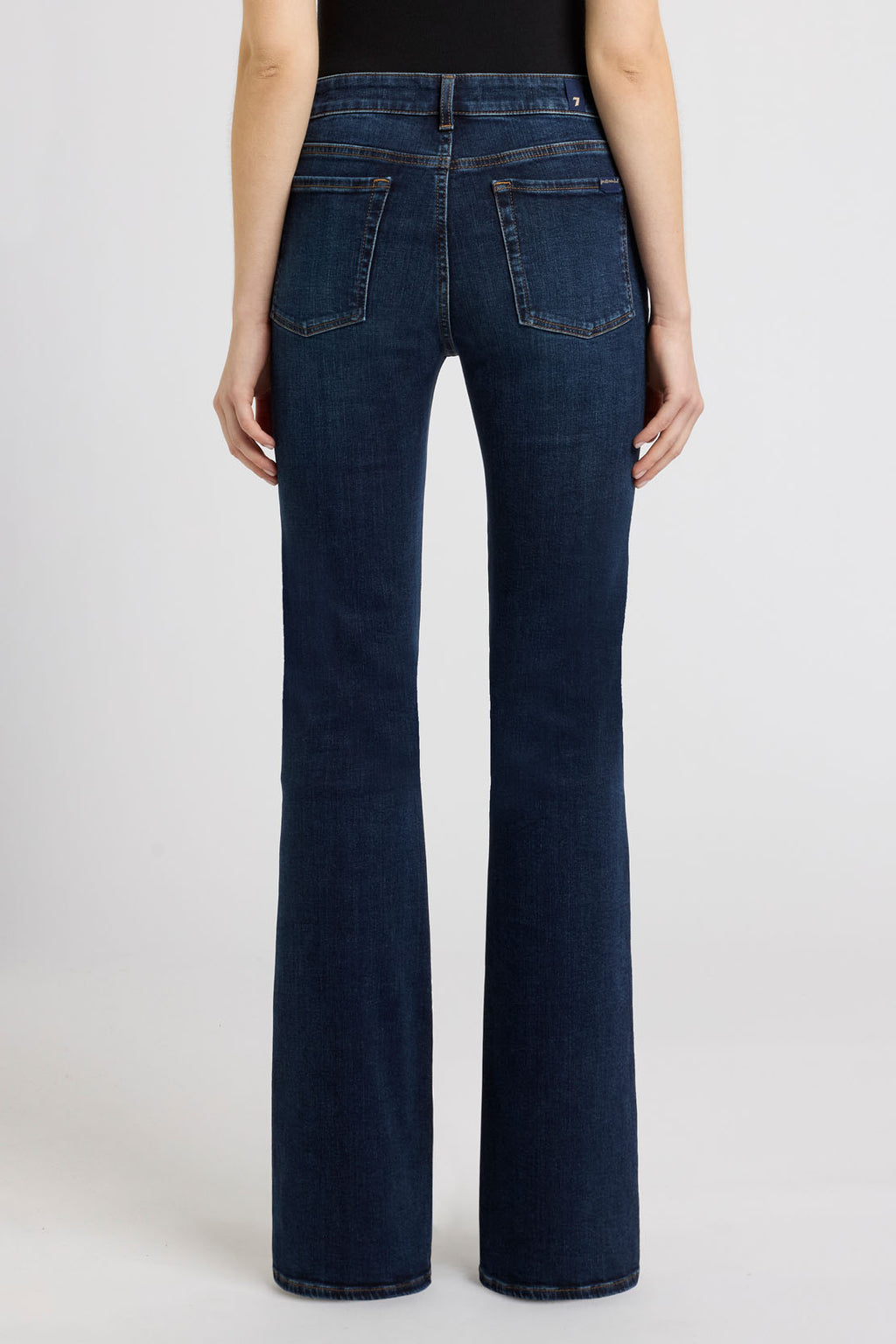 The LEGGY Bootcut Midnight-Fade Wash Jeans