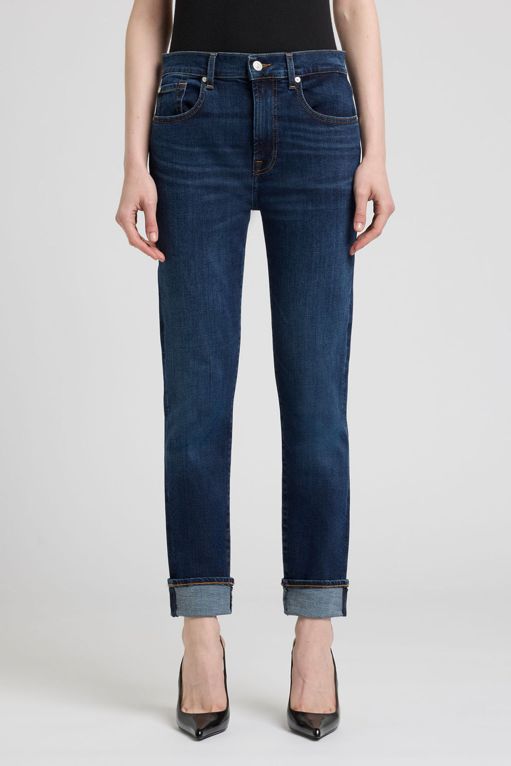 The RELAXED Skinny Fit Midnight Fade Jeans