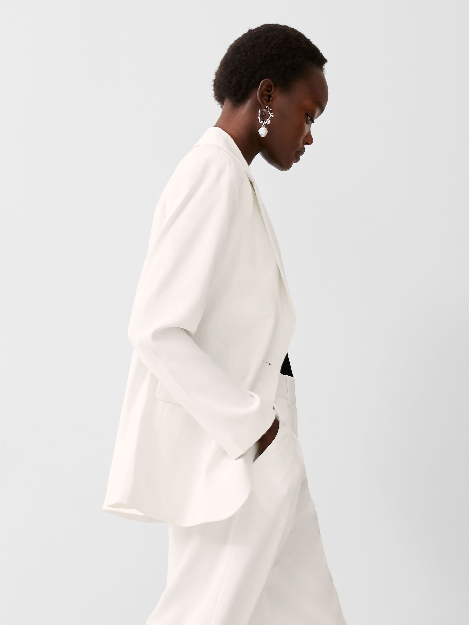 Harrie Suiting Single Breasted Blazer