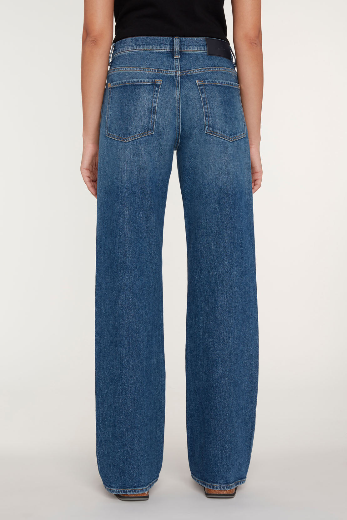 The TESS Straight Wide Leg Jeans