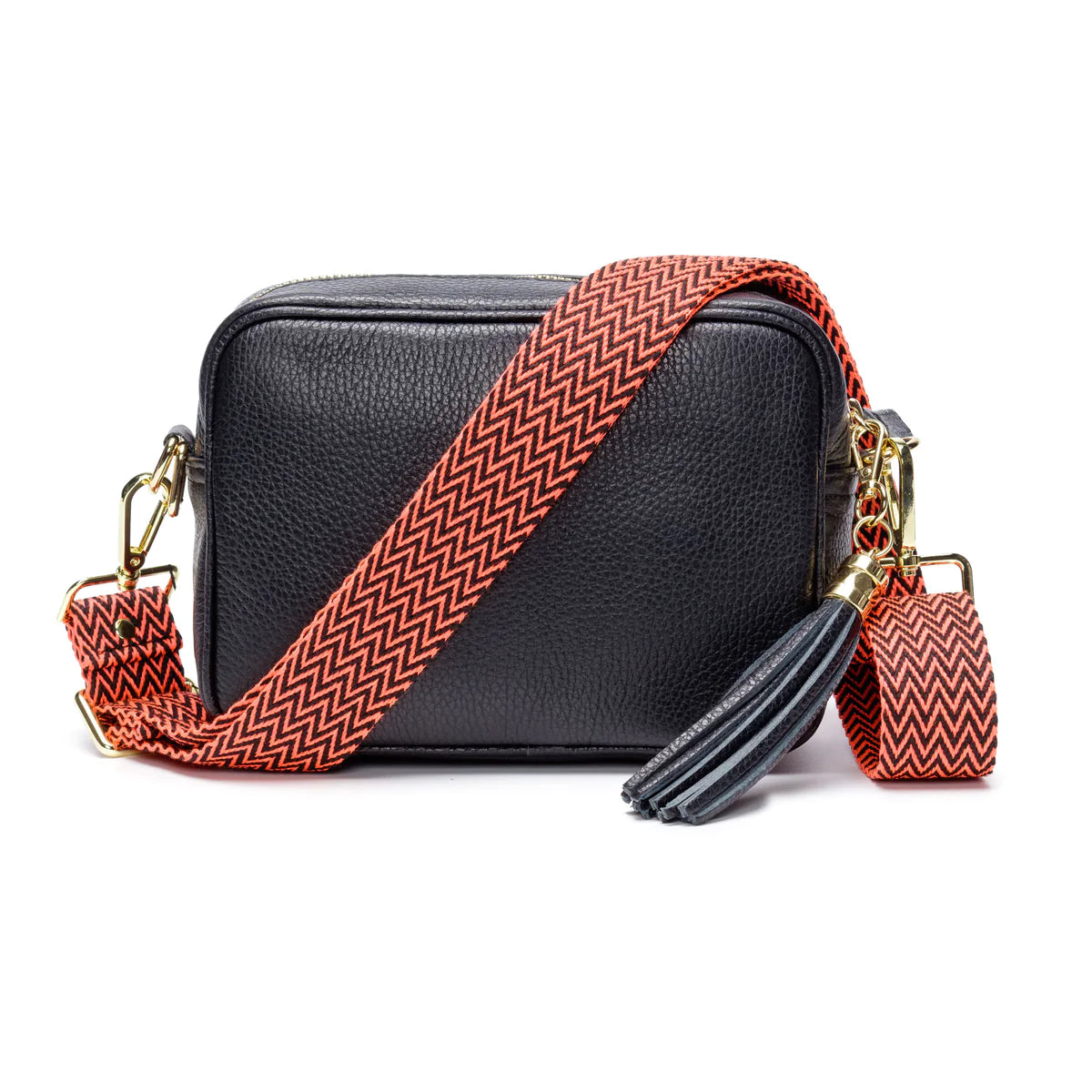 Crossbody Strap Orange Zigzag